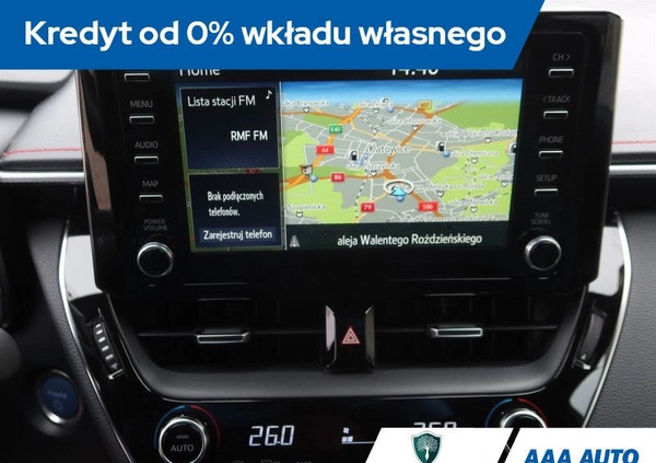Toyota Corolla cena 107001 przebieg: 21412, rok produkcji 2021 z Miastko małe 301